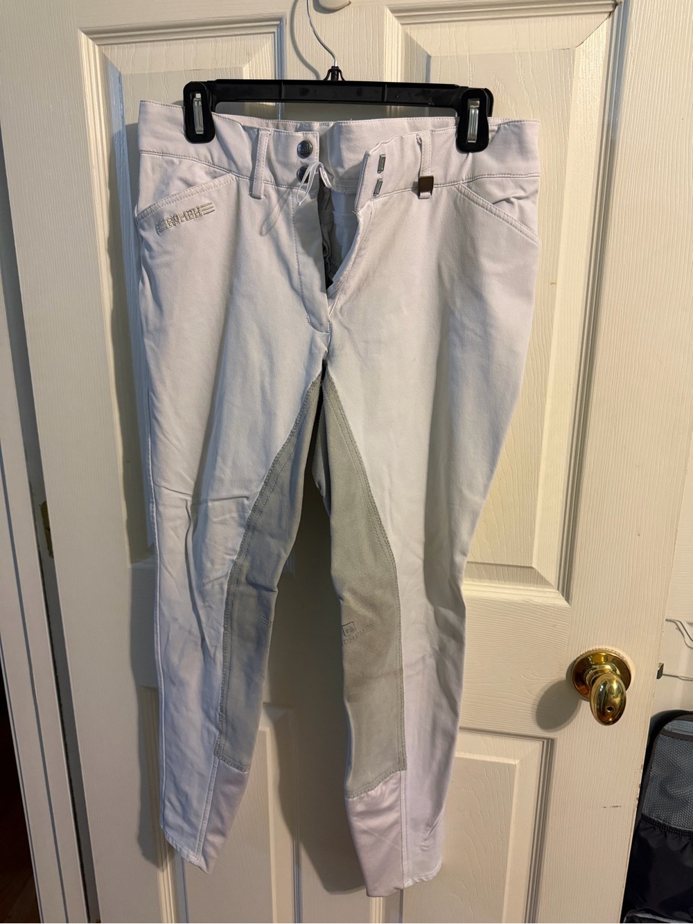 Romfh White Equestrian Riding Breeches